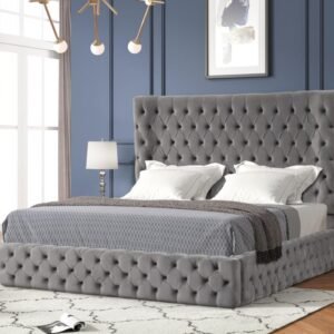 Royal Chesterfield Tufted Velvet Bed Frame