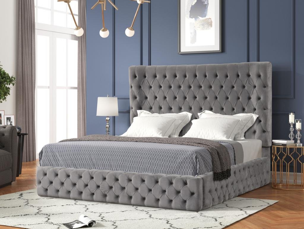 Royal Chesterfield Tufted Velvet Bed Frame